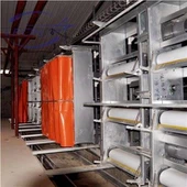 Tovuq qafasi H tipidagi qatlamlar uy tizimi